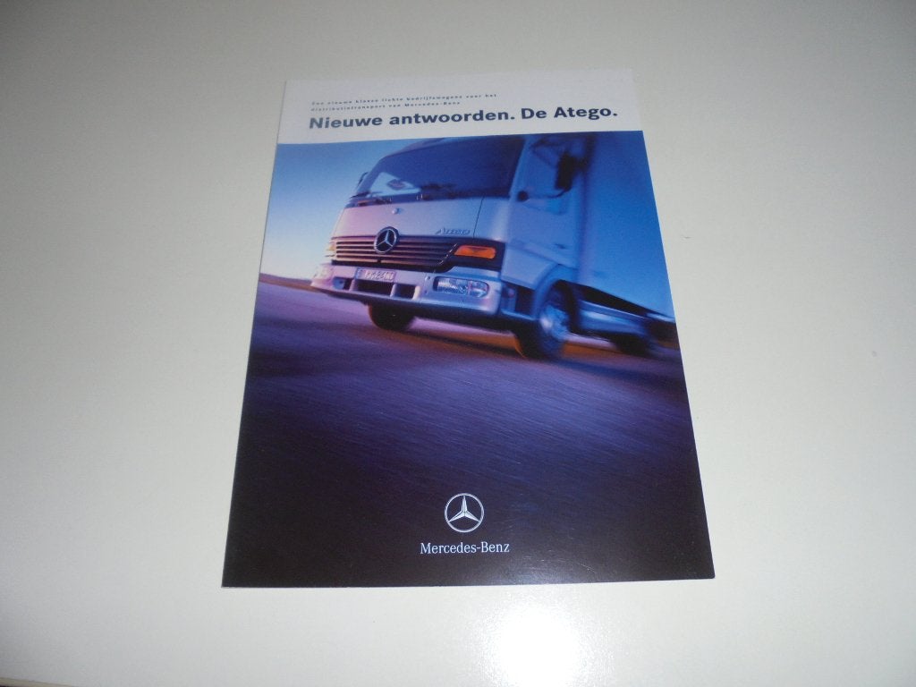 brochure Mercedes Atego 1998, Ophalen of Verzenden, Nieuw, Mercedes