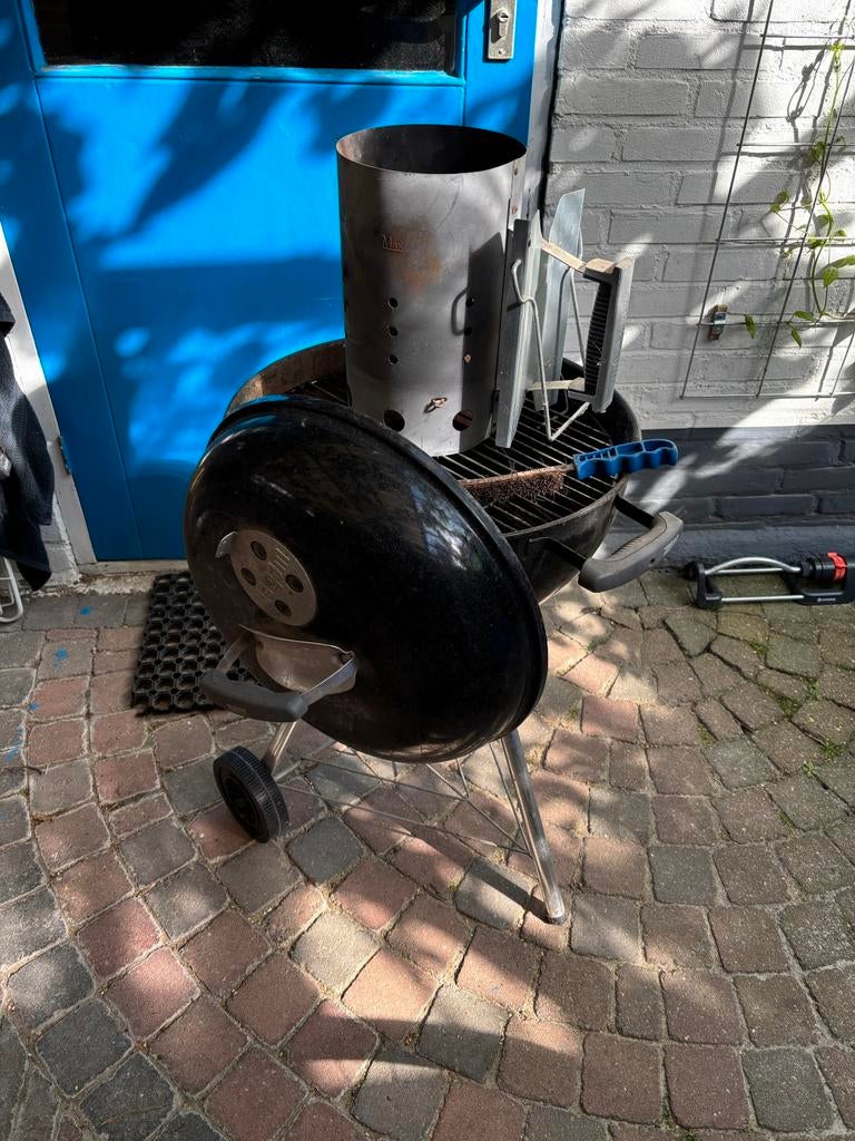 Weber BBQ 47 cm met firestarter, Ophalen of Verzenden, Gebruikt, Weber, Met accessoires