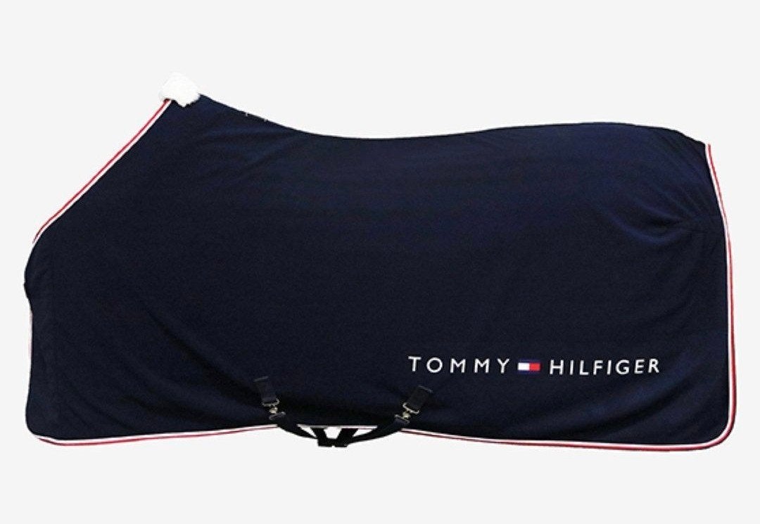 Tommy Hilfiger deken, Dieren en Toebehoren, Overige merken, Zweetdeken, Zo goed als nieuw, Blauw