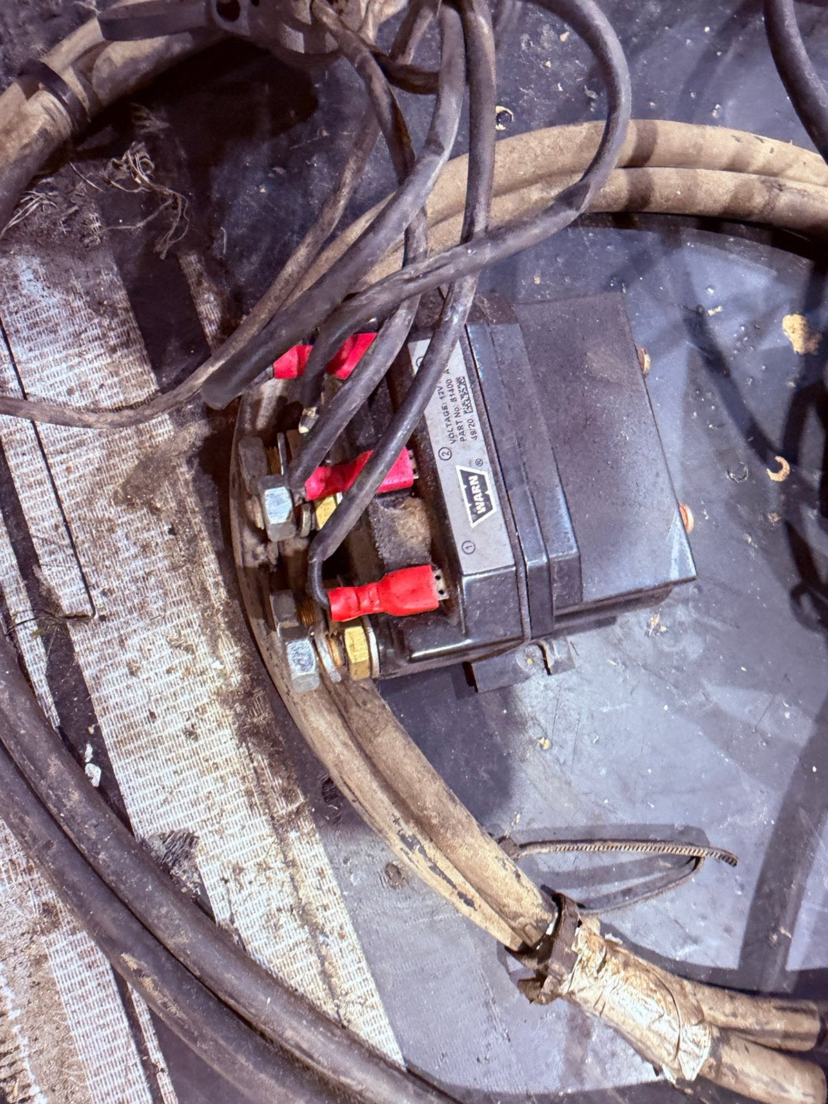 Lier warn 8274 snelloper XP motor, touw, albright relais, Ophalen, Gebruikt