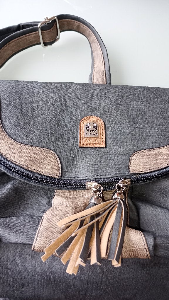 tas nieuw ijsblauw/lichtbruin, Ophalen of Verzenden, Nieuw, Bruin, Handtas