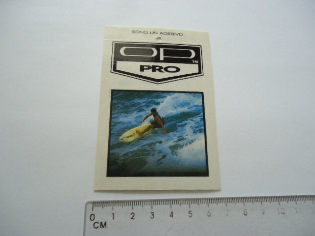 sticker oud SURF BOARD OP PRO tm surfboard retro plastic, Verzenden, Zo goed als nieuw, Bedrijf of Vereniging