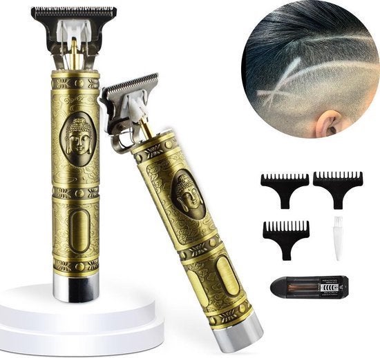 Goude Trimmer Baardtrimmer Tondeuse Oplaadbaar NIEUW, Ophalen of Verzenden, Zo goed als nieuw, Gehele gezicht