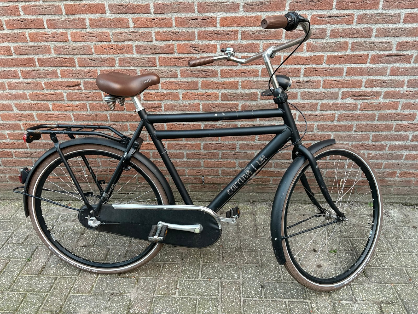 Cortina U4 Transportfiets - op te halen in Coevorden, Fietsen en Brommers, Terugtraprem, Gebruikt, Versnellingen, 53 tot 57 cm