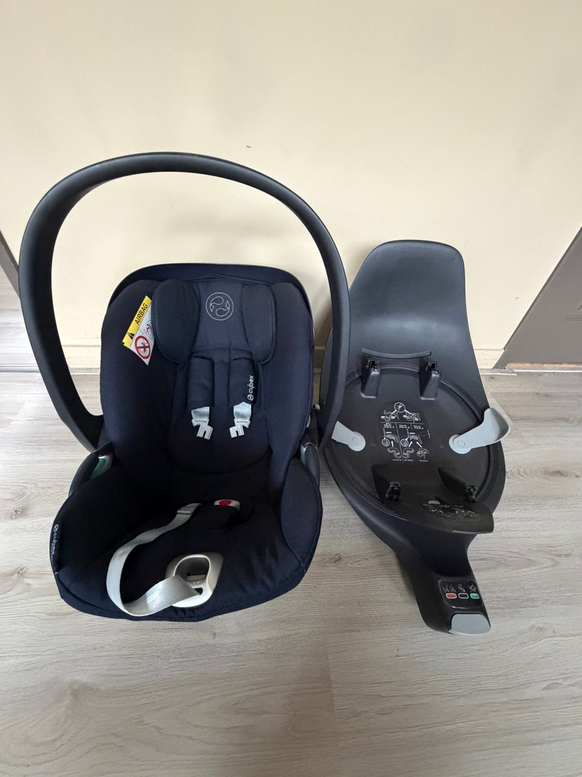 Cybex Cloud Z2 i-Size autostoel + Base Z2, Gebruikt, Isofix, 0 t/m 13 kg, Ophalen
