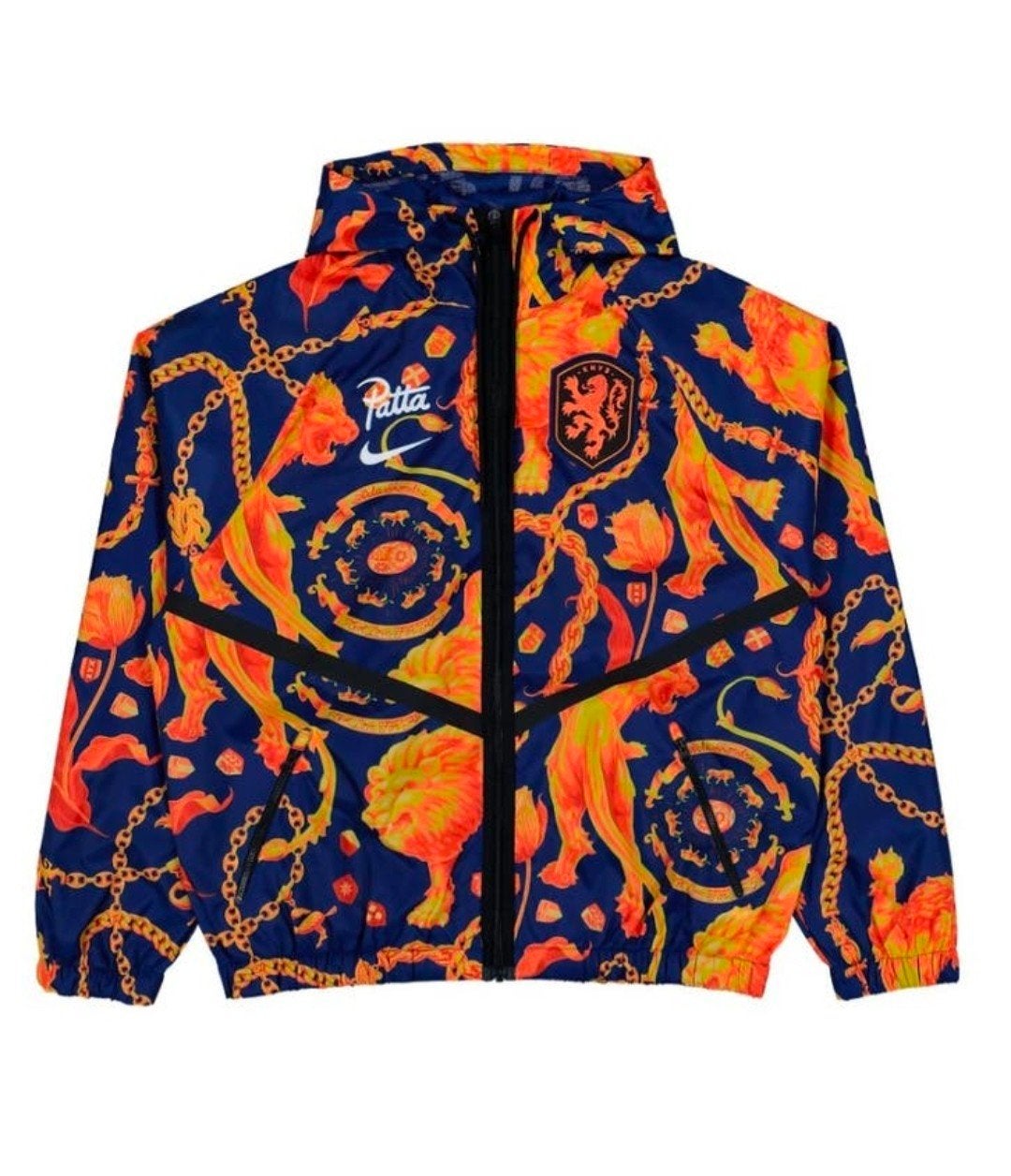 Patta x Nike x KNVB Anthem Jacket (M, XL), Blauw, Ophalen of Verzenden, Patta x Nike, Maat 56/58 (XL)