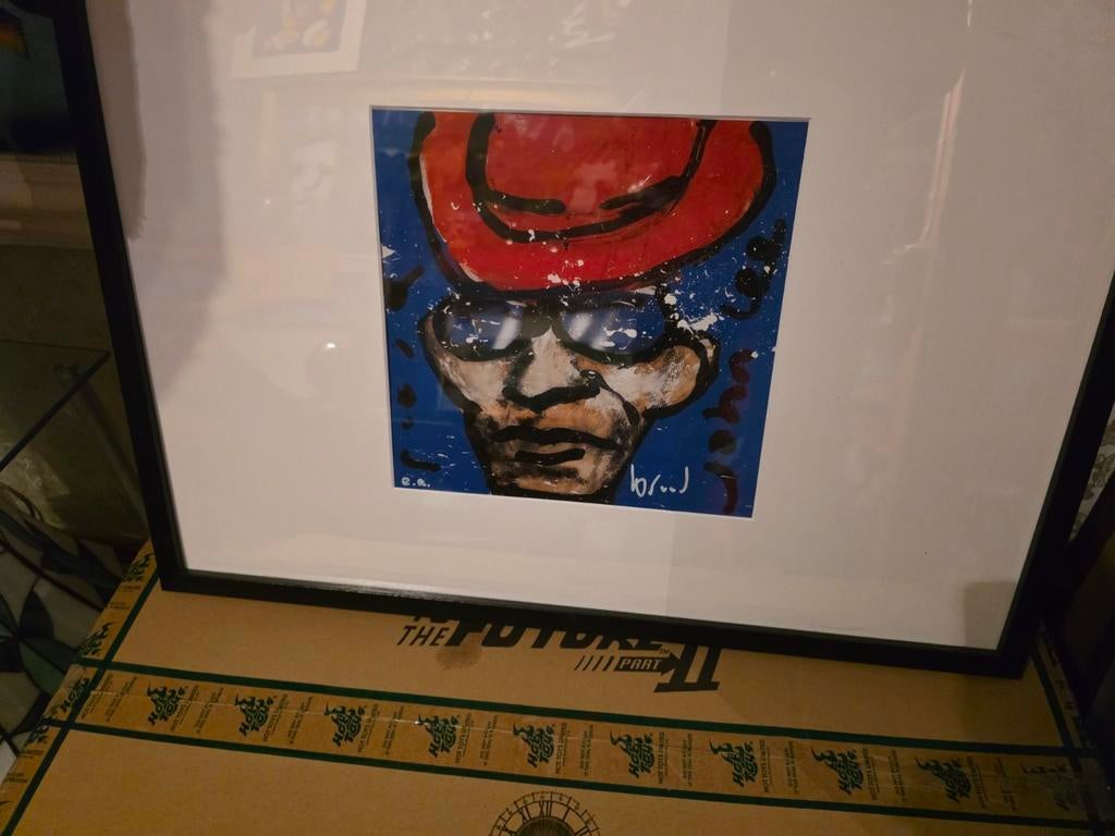 Herman Brood e.a. gesigneerd, Antiek en Kunst, Kunst | Schilderijen | Modern, Ophalen of Verzenden