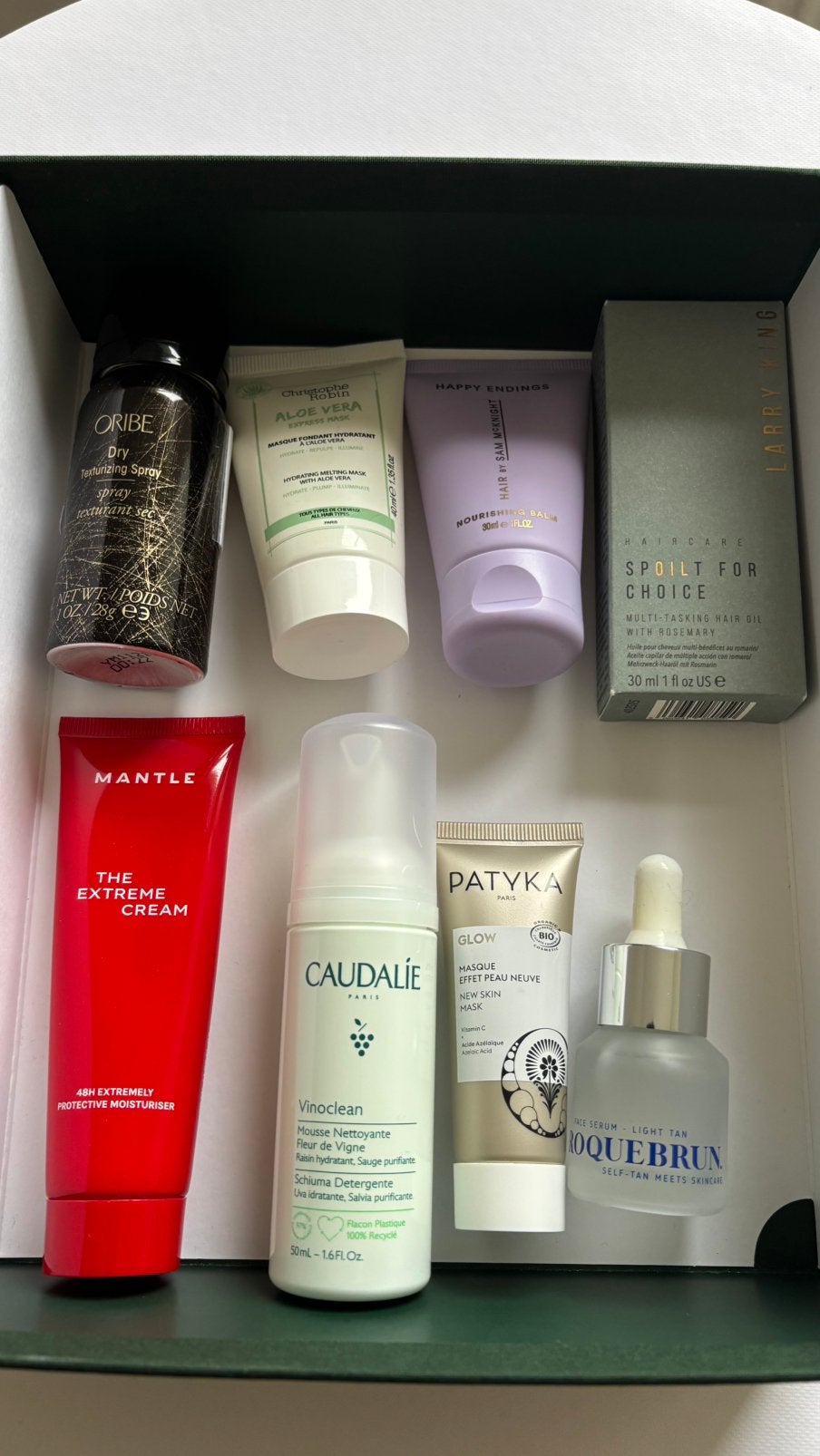 Mantle,Caudalie,Patika,Roquebrun,Oribe,Happy Endings, Verzenden, Nieuw, Gehele gezicht