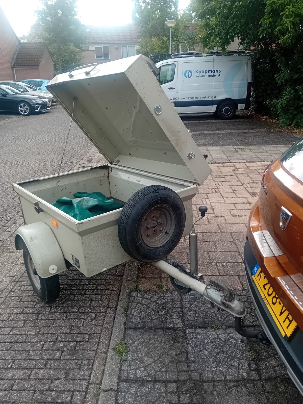 bagage wagen  aanhangertje, Ophalen of Verzenden, Zo goed als nieuw