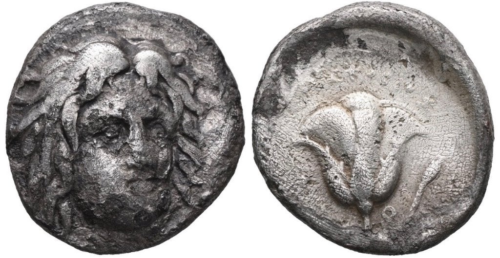 Griekse munt - oudheid - Rhodos, Ophalen of Verzenden, Overige landen, Losse munt, Zilver
