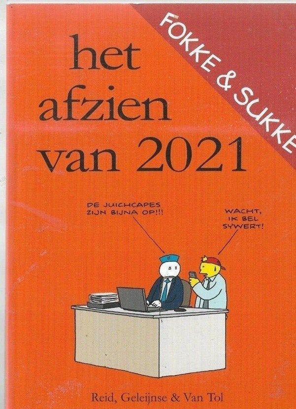 Fokke & Sukke Het afzien van 2021, Boeken, Humor, Ophalen of Verzenden, Zo goed als nieuw, Cartoons