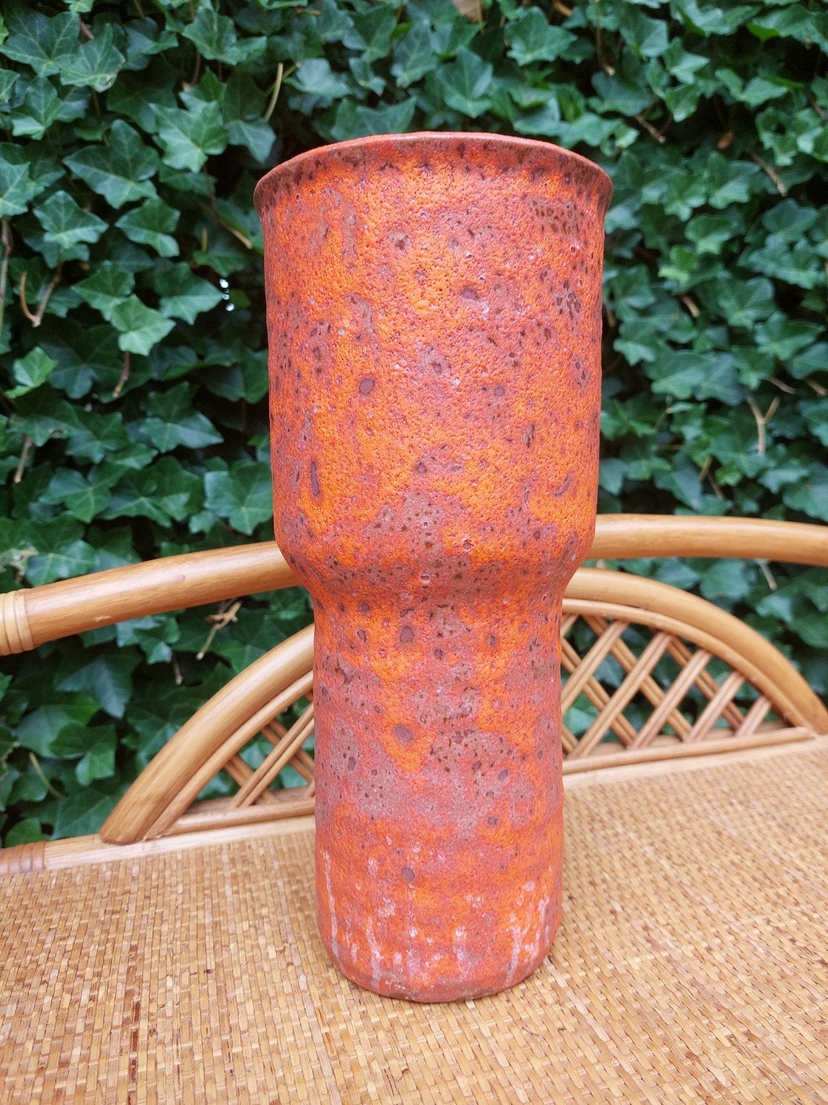 Grote Vintage Fat Lava Vaas - Kreutz Keramik - 30 cm, Antiek en Kunst, Antiek | Keramiek en Aardewerk, Ophalen of Verzenden