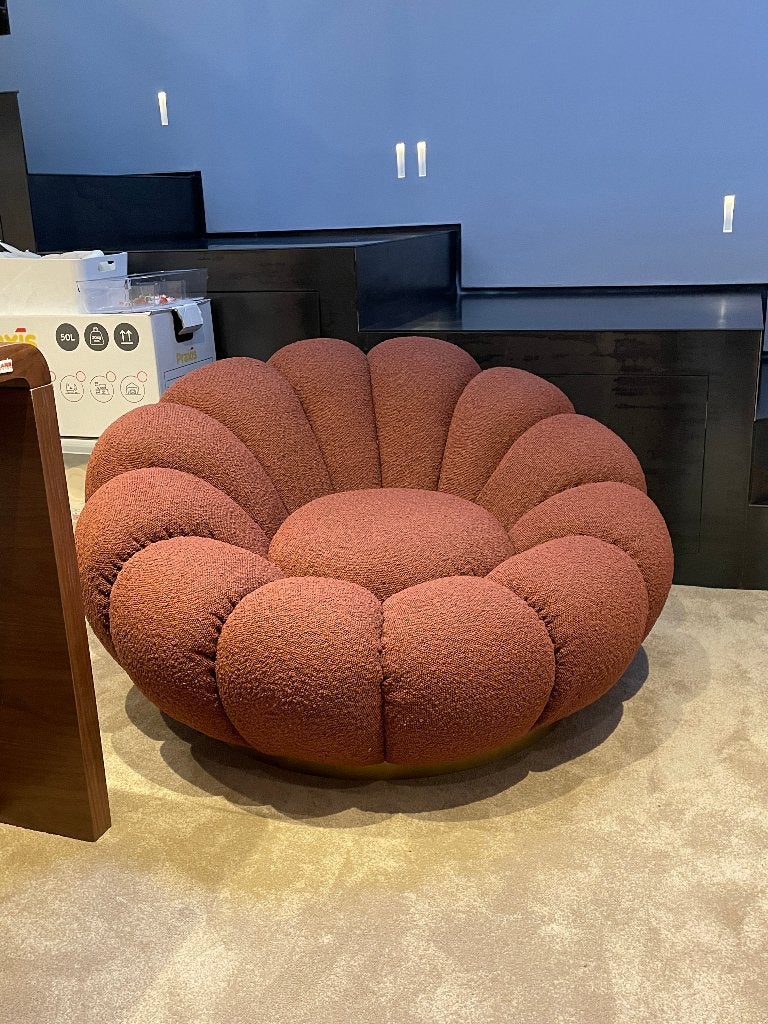Eichholtz swivel chair mello, Ophalen, 100 tot 125 cm, Modern/romantisch, Zo goed als nieuw