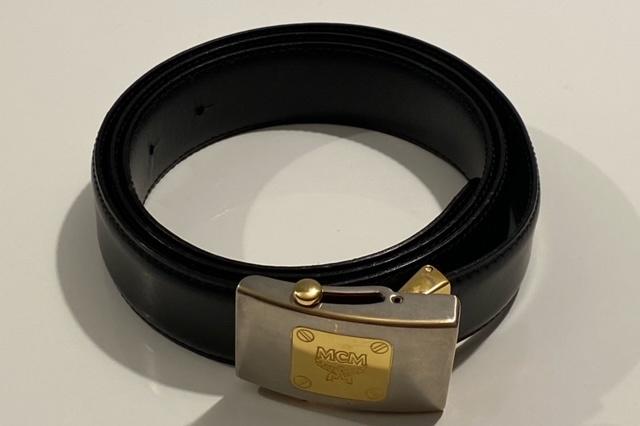 MCM lederen riem unisex, 100 cm of meer, MCM, Nieuw, Tailleriem