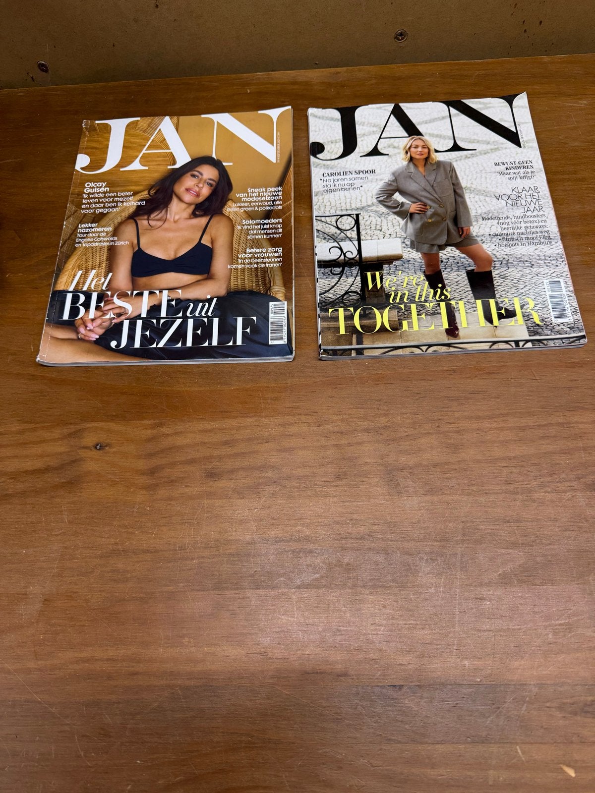JAN Magazine - 2 edities, Ophalen of Verzenden, Zo goed als nieuw, Damesbladen