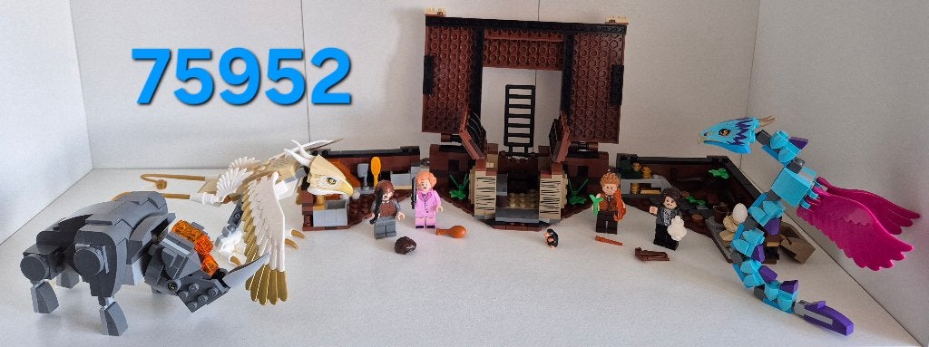 75952 Newt's koffer met magische wezens, Lego, Harry Potter, Ophalen of Verzenden, Complete set