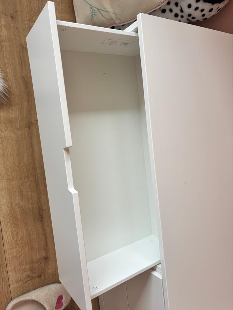 IKEA Nordli ladekast met 4 lades, wit, Huis en Inrichting, Kasten | Ladekasten, Ophalen, 100 tot 150 cm, Zo goed als nieuw, 3 of 4 laden