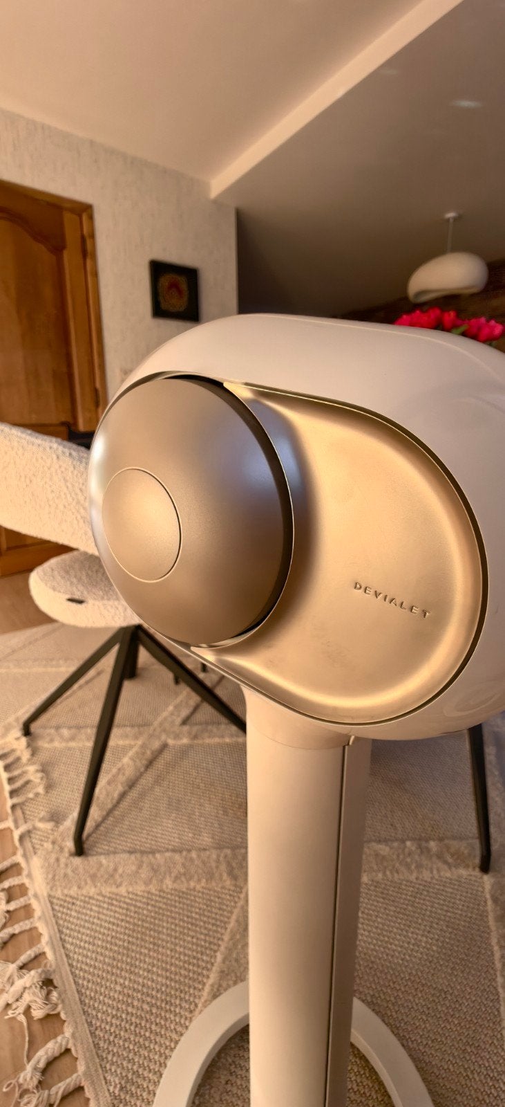 Devialet Phantom Silver 105 dB (set van 2) + Tree Stands, Overige merken, Speakerset, Ophalen of Verzenden, Zo goed als nieuw