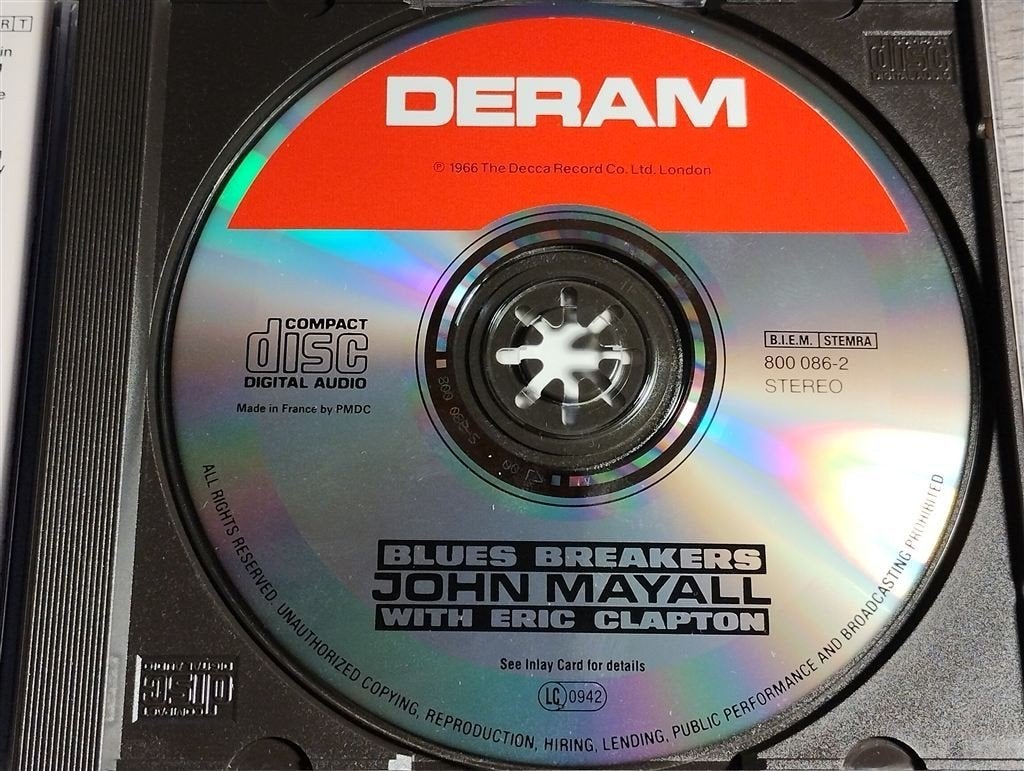 John Mayall With Eric Clapton ‎– Blues Breakers, Ophalen of Verzenden, Zo goed als nieuw, Jazz