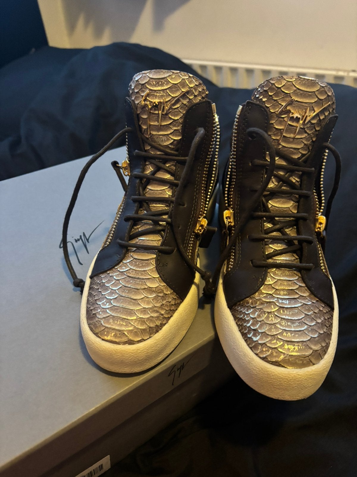 Zanotti sneakers 38 orgineel 38, Ophalen of Verzenden, Zo goed als nieuw, Sneakers of Gympen
