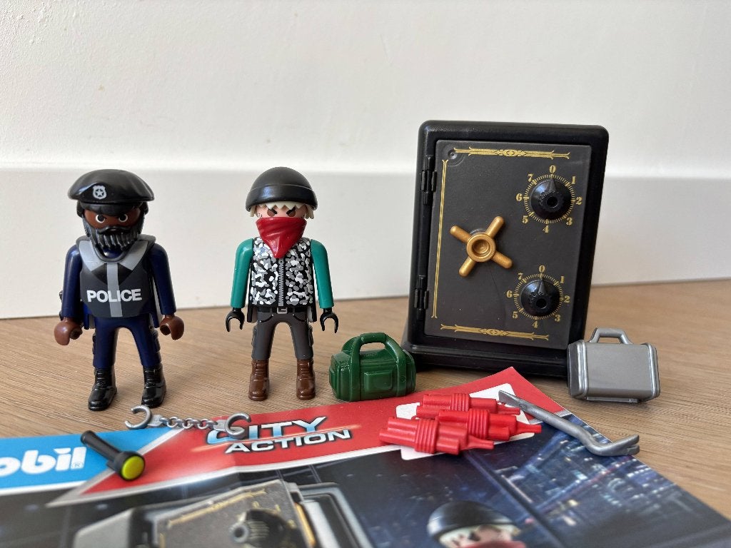 PLAYMOBIL Starterpack kluiskraker - 70908, Gebruikt, Complete set, Ophalen of Verzenden, City action