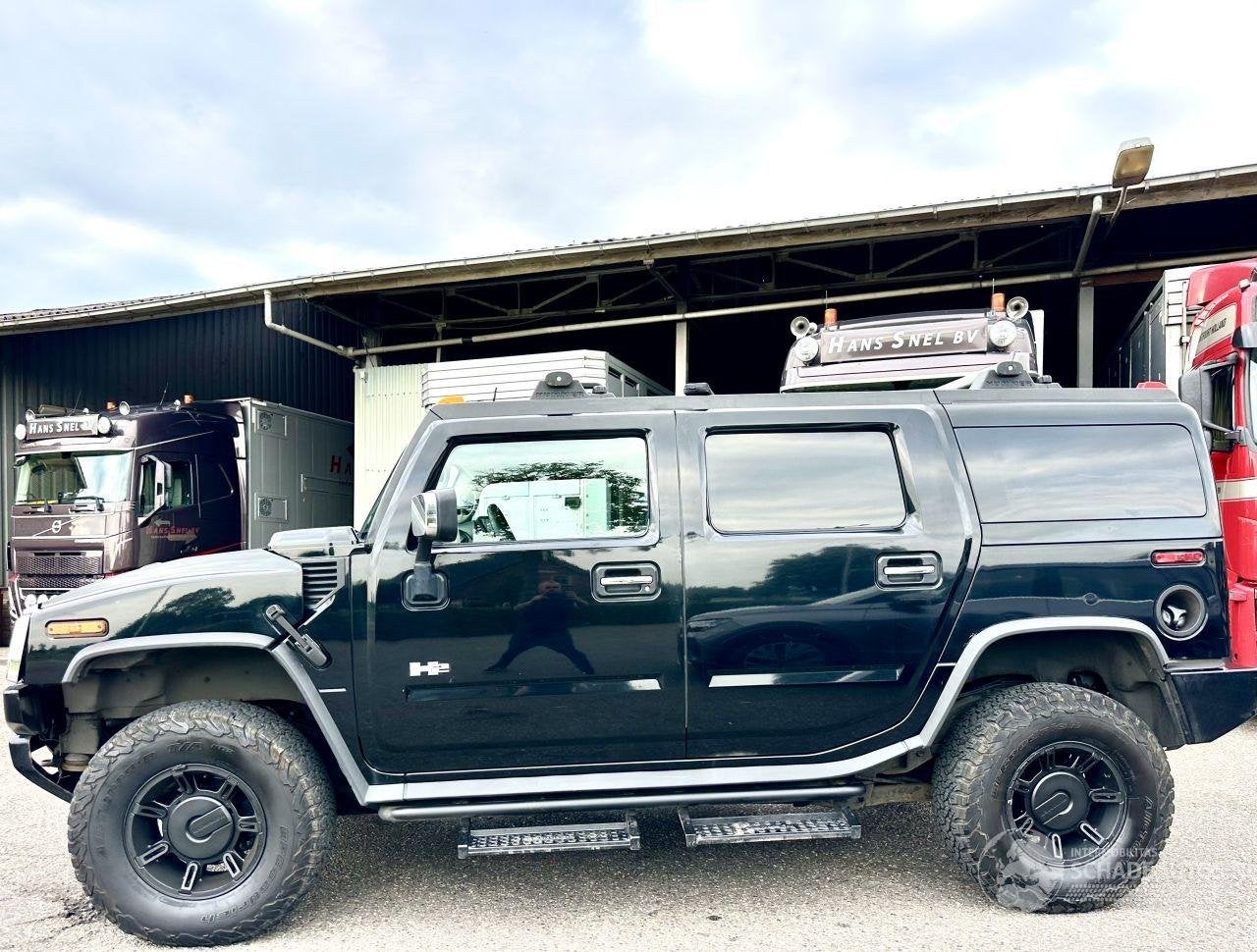 Hummer H2 6.0 automaat 4x4 8Cil - bose - leer - stoelverw -, Automaat, Hummer, Zwart, General Motors Germany GmbH
