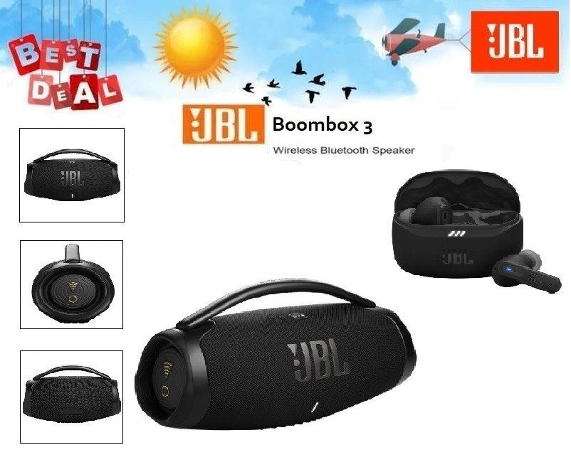 ✅NIEUW✅ JBL Boombox 3 + 🎁JBL Tune Beam 2, Ophalen of Verzenden, Nieuw, JBL
