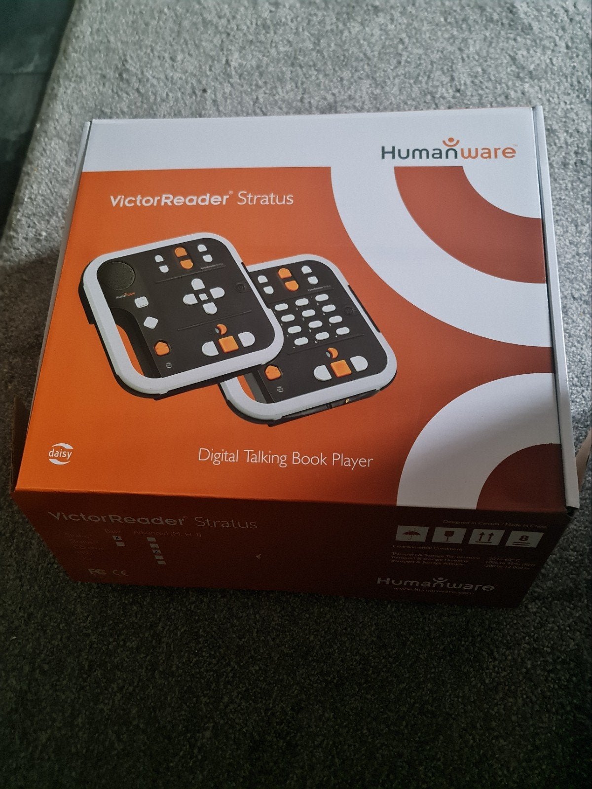 boek player  Stratus Digitale Speler voor Blinden en Slechtz, Ophalen of Verzenden, Nieuw