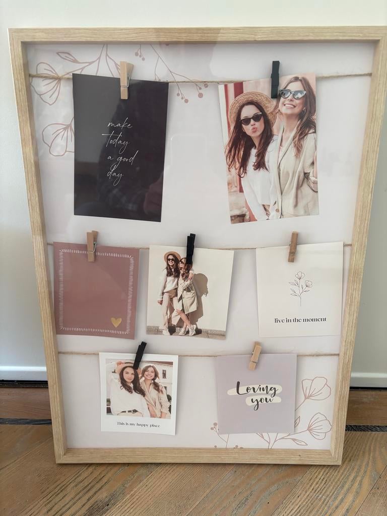 Collage Clip Fotolijst 38x52 cm - Hout, Ophalen of Verzenden, Nieuw, Hout
