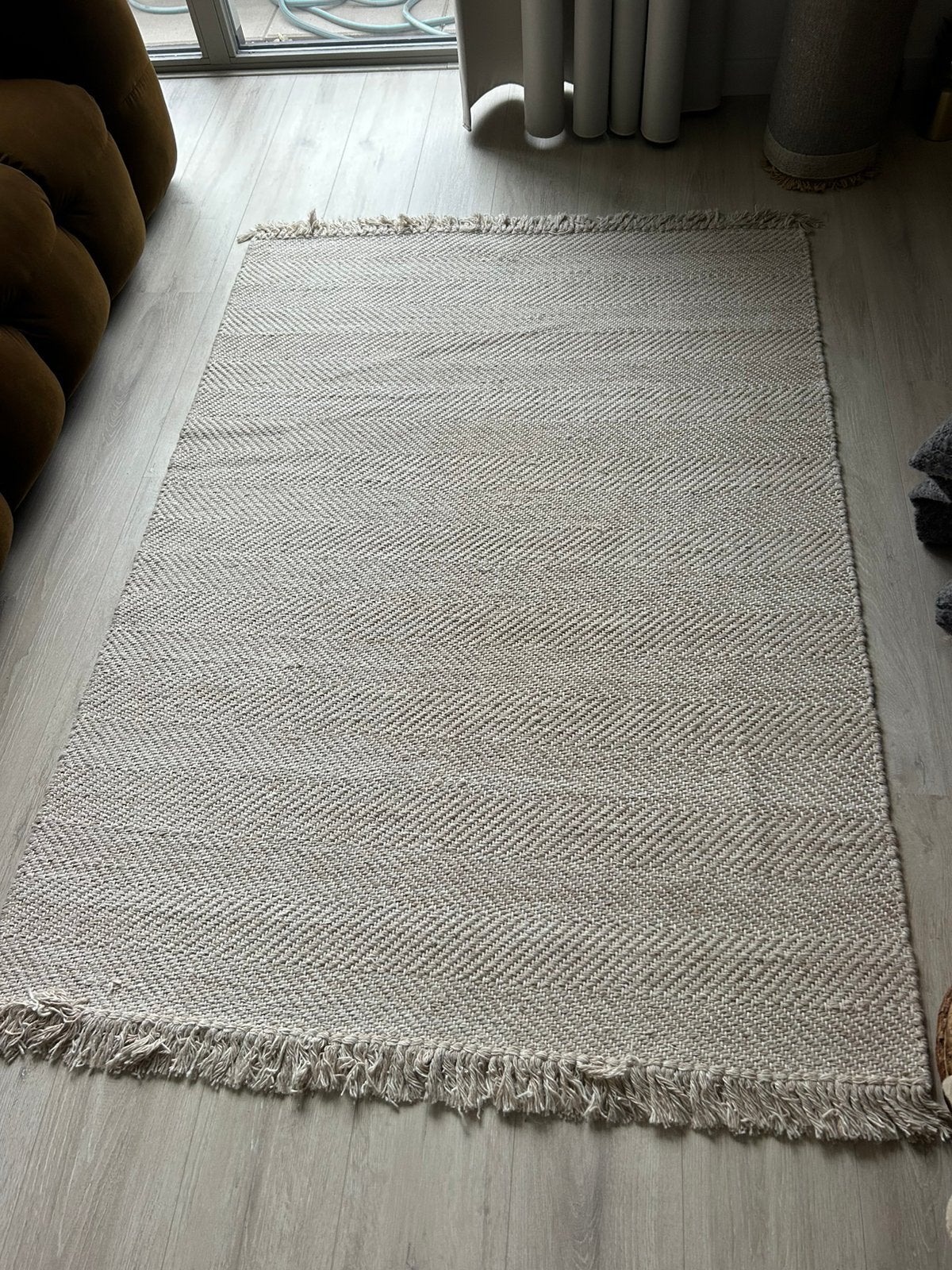 Benuta vloerkleed 120x170 cm, Ophalen, Crème, 100 tot 150 cm, 150 tot 200 cm
