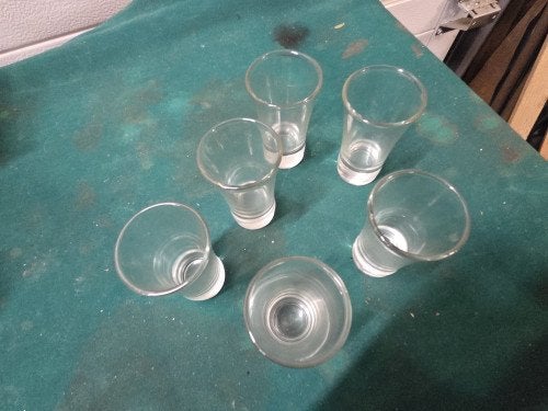 shotglazen vintage 6 stuks, Verzamelen, Ophalen of Verzenden, 'T Olde Gre-j, Info@toldegrej.nl, Endepoelstraat 20f Didam