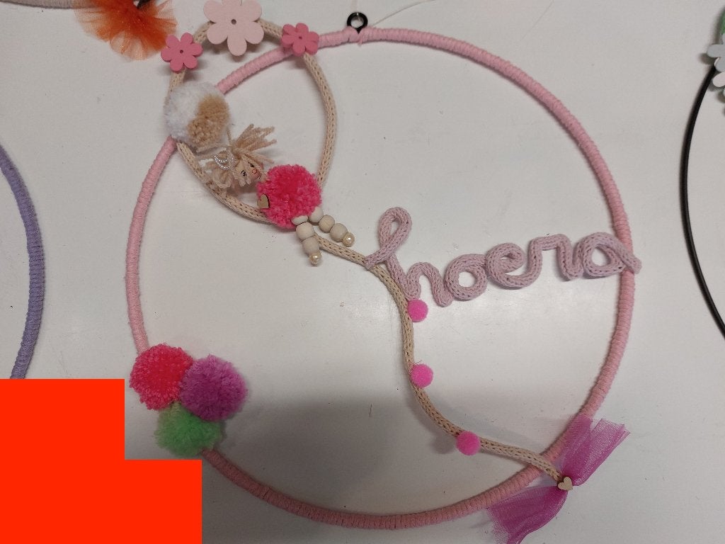 Kinderkamer Decoratie Hanger .. met Tekst (NIEUW), Handgemaakt, Nieuw, Ophalen of Verzenden, Wanddecoratie
