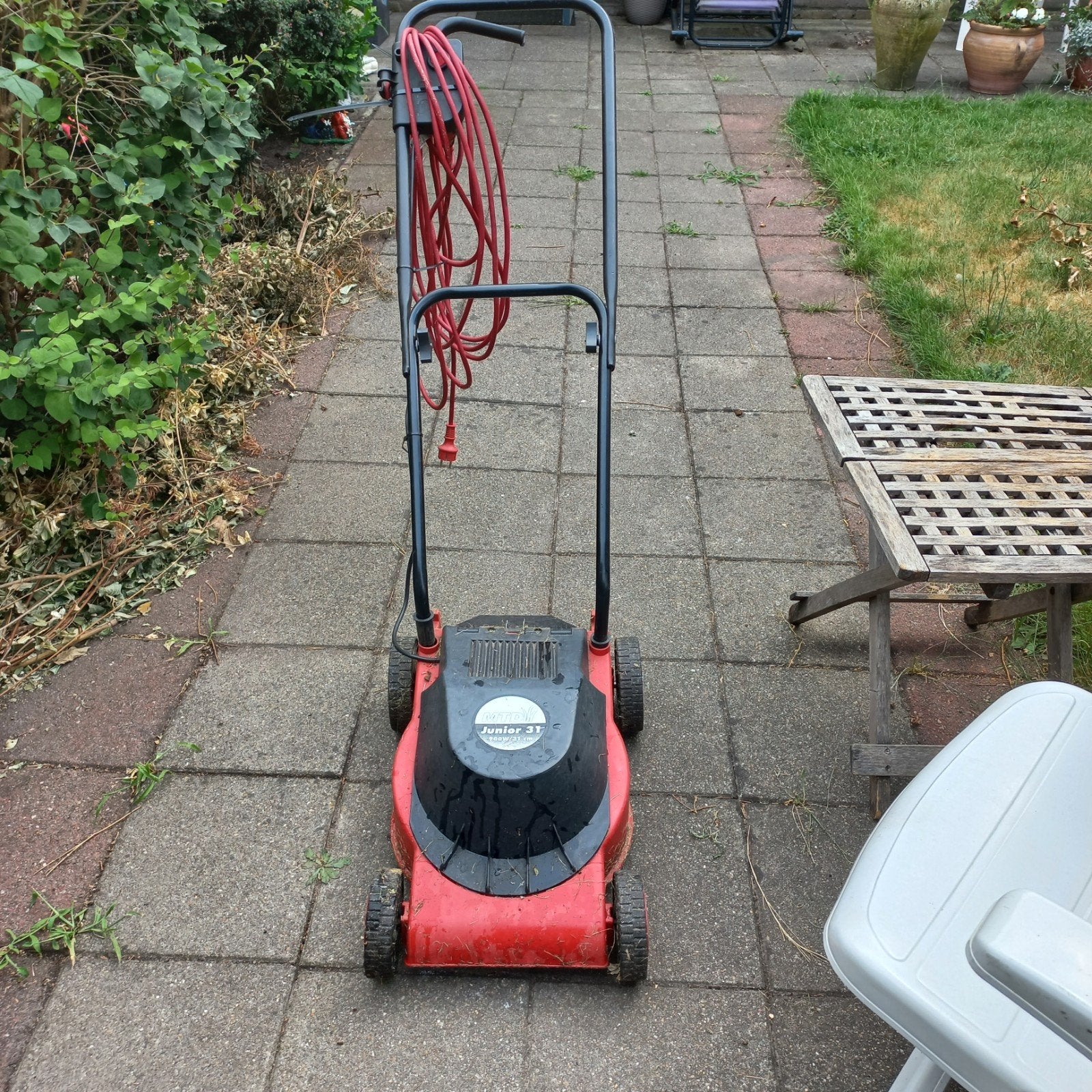 Grasmaaier, Ophalen, Gebruikt