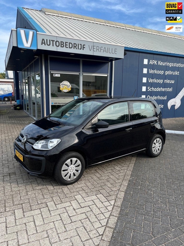 Volkswagen Up! 1.0 BMT take up! Airco, Voorwielaandrijving, Gebruikt, Start-stop-systeem, Zwart