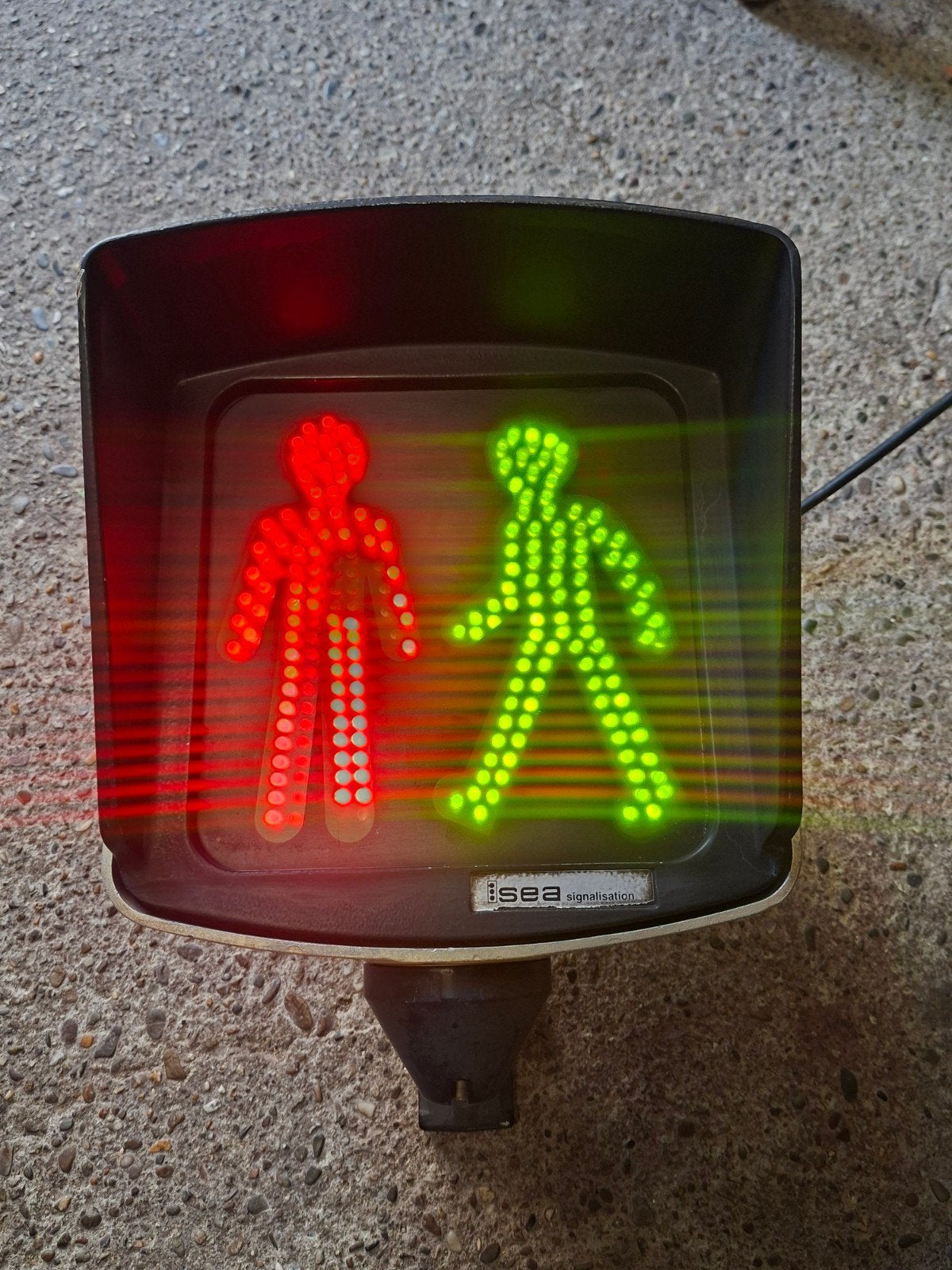 voetgangers stoplicht mancave garage deco lamp automaat, Ophalen of Verzenden, Zo goed als nieuw