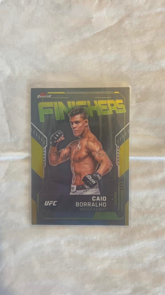 Caio Borralho FINISHERS | TOPPS UFC FINEST 2025, Ophalen of Verzenden, Nieuw