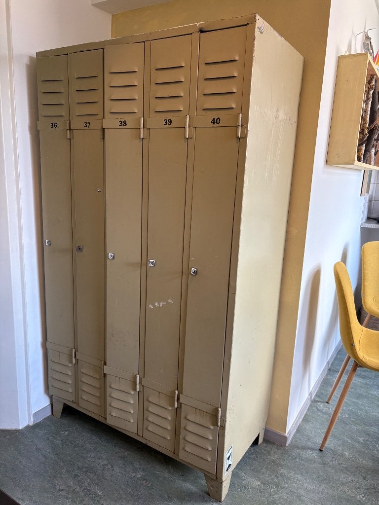 Vintage lockerkast, Ophalen, Gebruikt