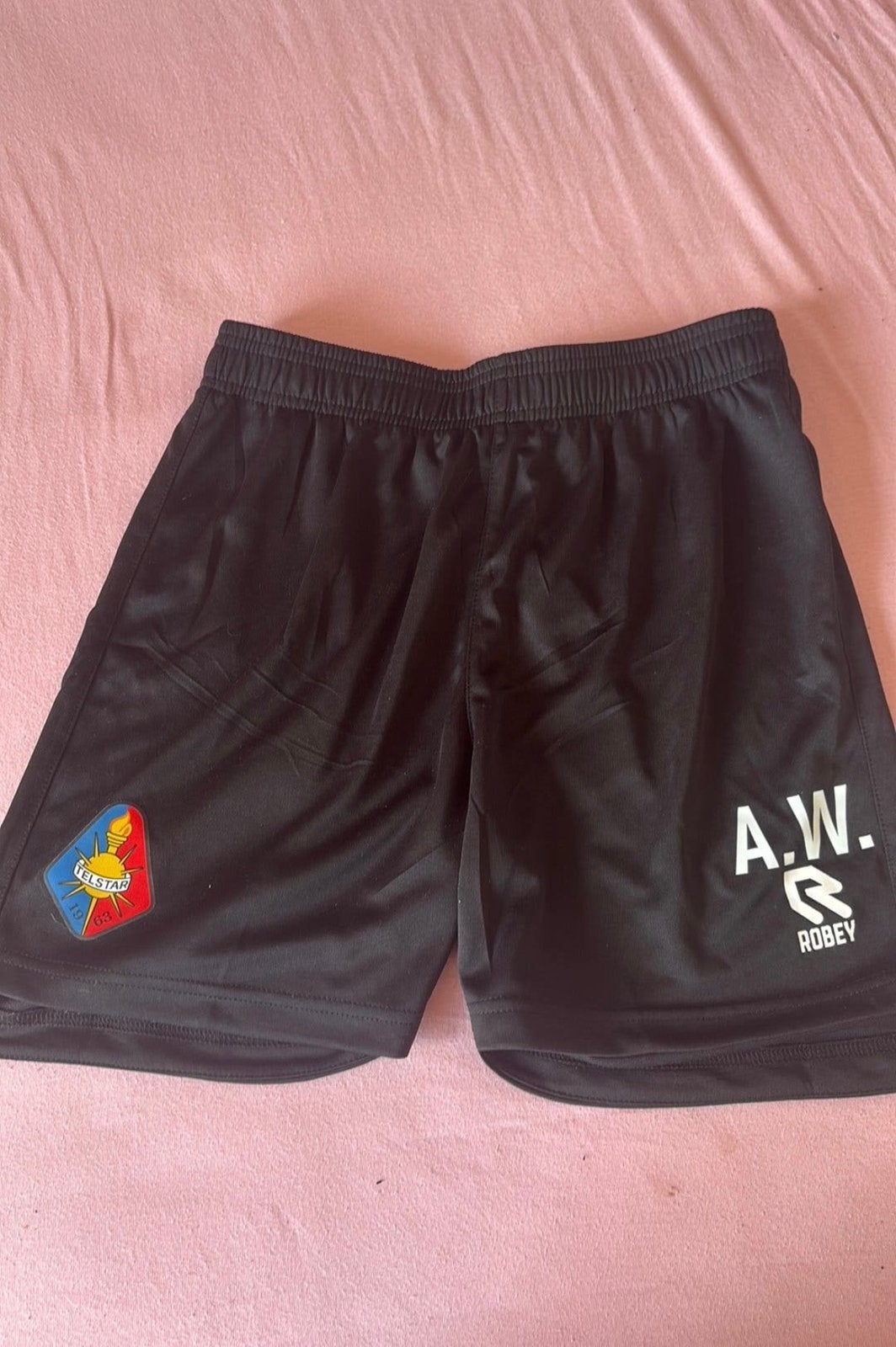Telstar korte broek maat S, Ophalen, Zwart, Nieuw, Voetbal