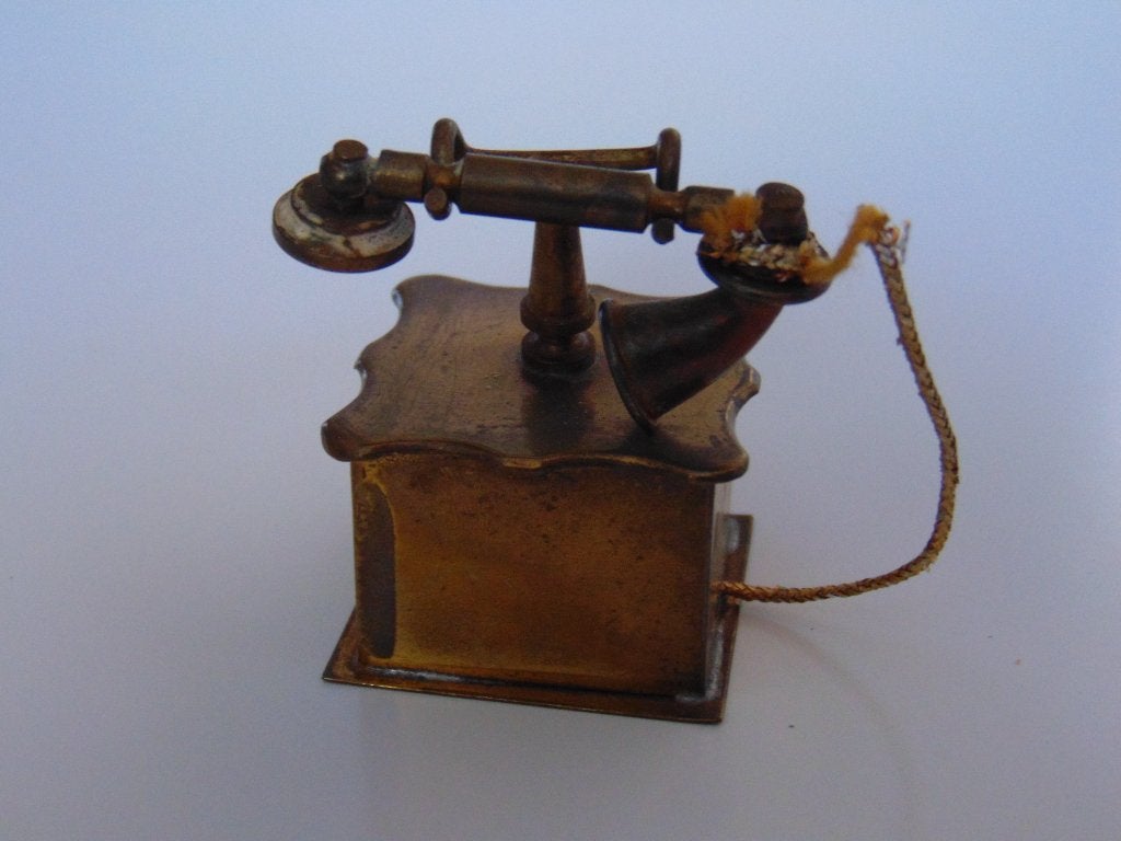 Miniatuur Telefoon Koper, Ophalen, Koper