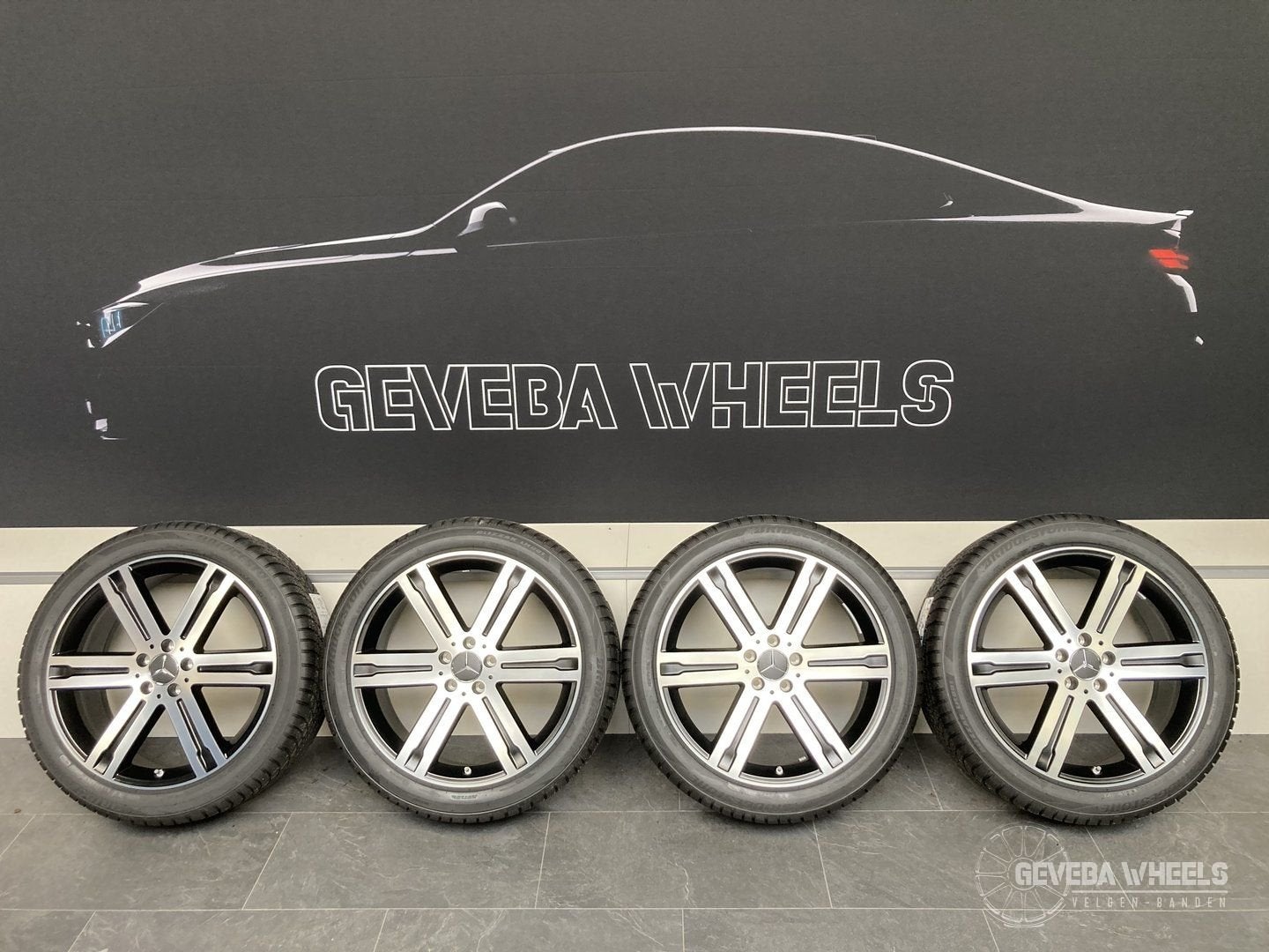 20” orig Mercedes GLA H247 GLB X247 velgen + winterbanden, Gebruikt, -, -, Banden en Velgen