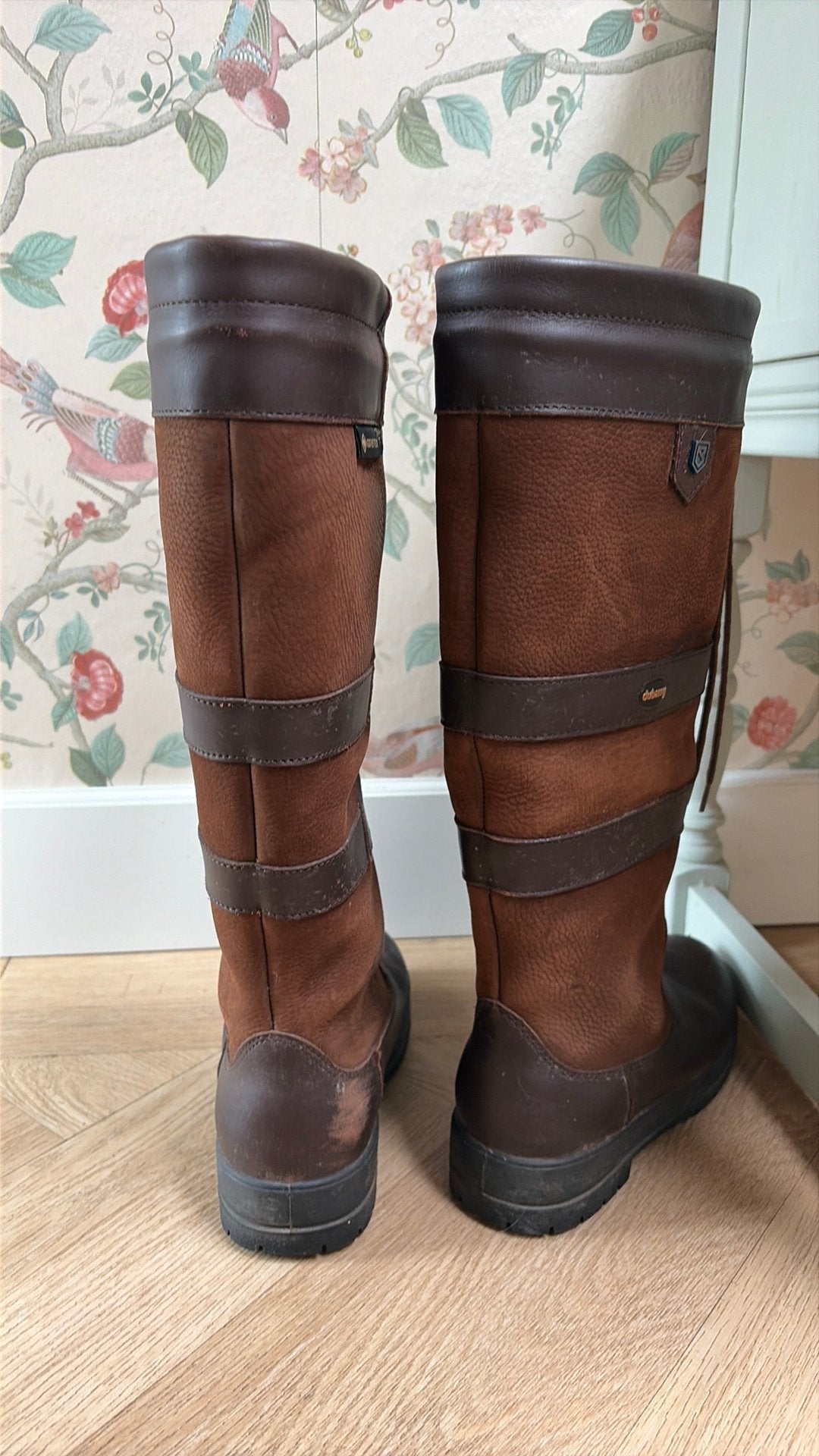 Dubarry Galway kniehoge laarzen walnut, Ophalen, Overige merken, Zo goed als nieuw, Veelzijdigheid