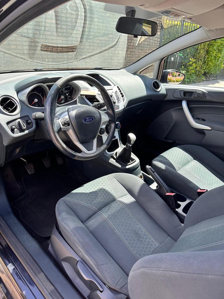 Ford Fiësta 1.25 60KW 3DR 2008 Zwart, Auto's, Voorwielaandrijving, 600 kg, 4 cilinders, Zwart
