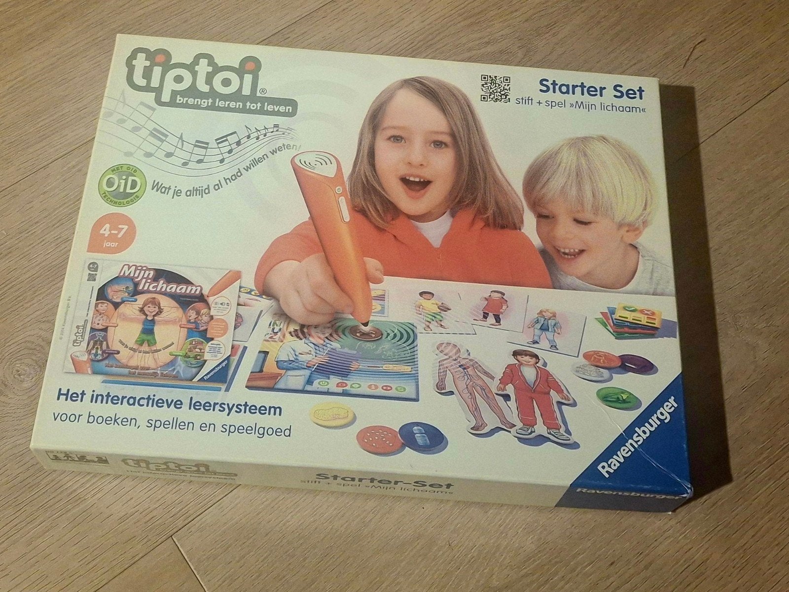 tiptoi Starter Set met stift + spel 'Mijn Lichaam', Ophalen of Verzenden, Zo goed als nieuw, Taal en Lezen, Met geluid