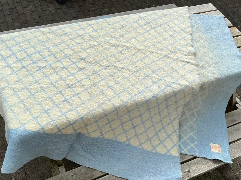 Wollen dekens, Ophalen of Verzenden, Gebruikt, 100 cm of meer, Deken
