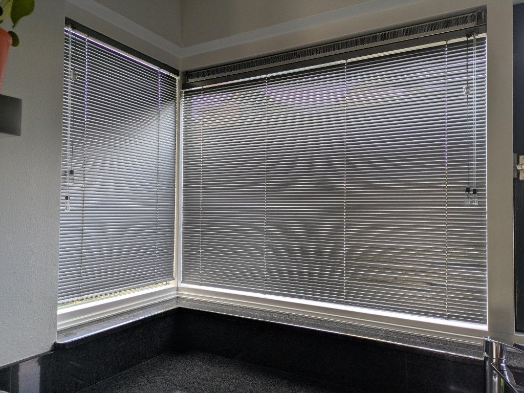 Luxaflex aluminium, Jaloezie, 120 cm, Gebruikt, Metaal