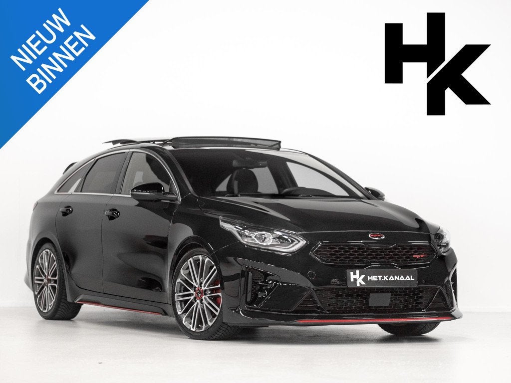 Kia ProCeed 1.6 T-GDi GT Pano Virutal Memory Keyless, 15 km/l, Gebruikt, Lichtsensor, Zwart