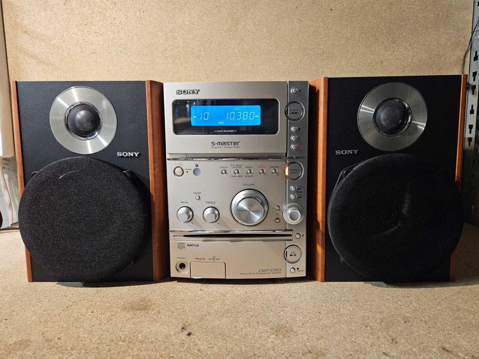 SONY CMT-CPZ3 Microset in nieuwstaat, Ophalen, Cassettedeck, Zo goed als nieuw, Microset