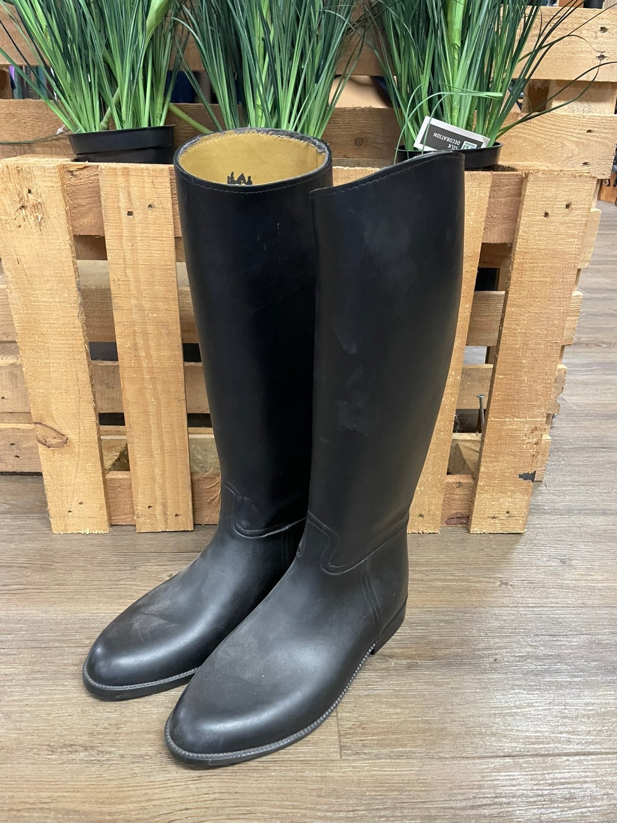 Rubber rijlaarzen gevoerd 42 nieuw, Dieren en Toebehoren, Paardrijkleding, Ophalen of Verzenden, Nieuw, Schoeisel