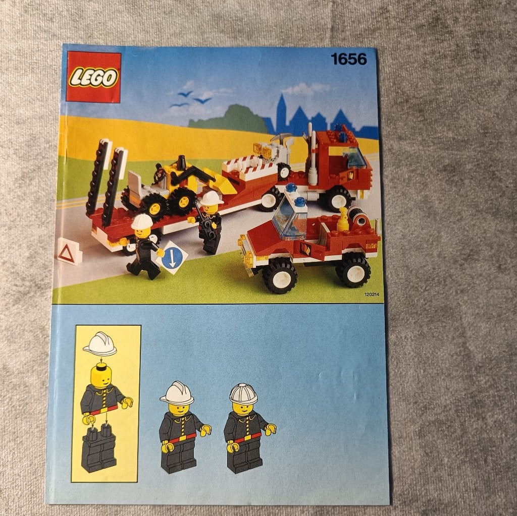 Lego Evacuation Team Instructie Boek1656-1, Gebruikt, Overige thema's, Lego, Overige typen