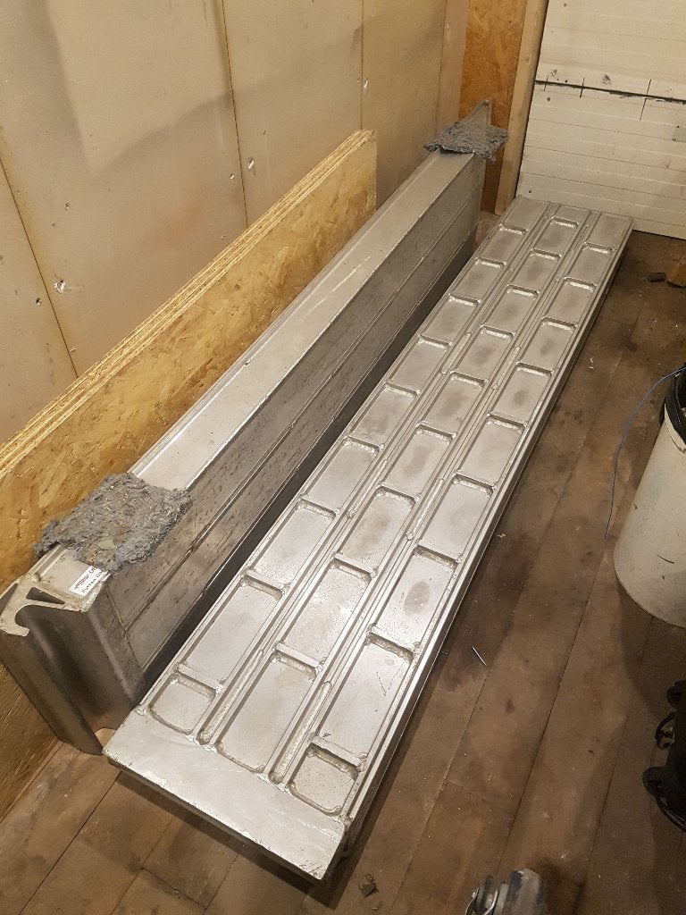 'Ultra-lite zware alu oprijplaten 240 cm 23.800kg'., Ophalen of Verzenden, Zo goed als nieuw